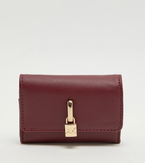 Anne Klein Logo Detail Flap Wallet